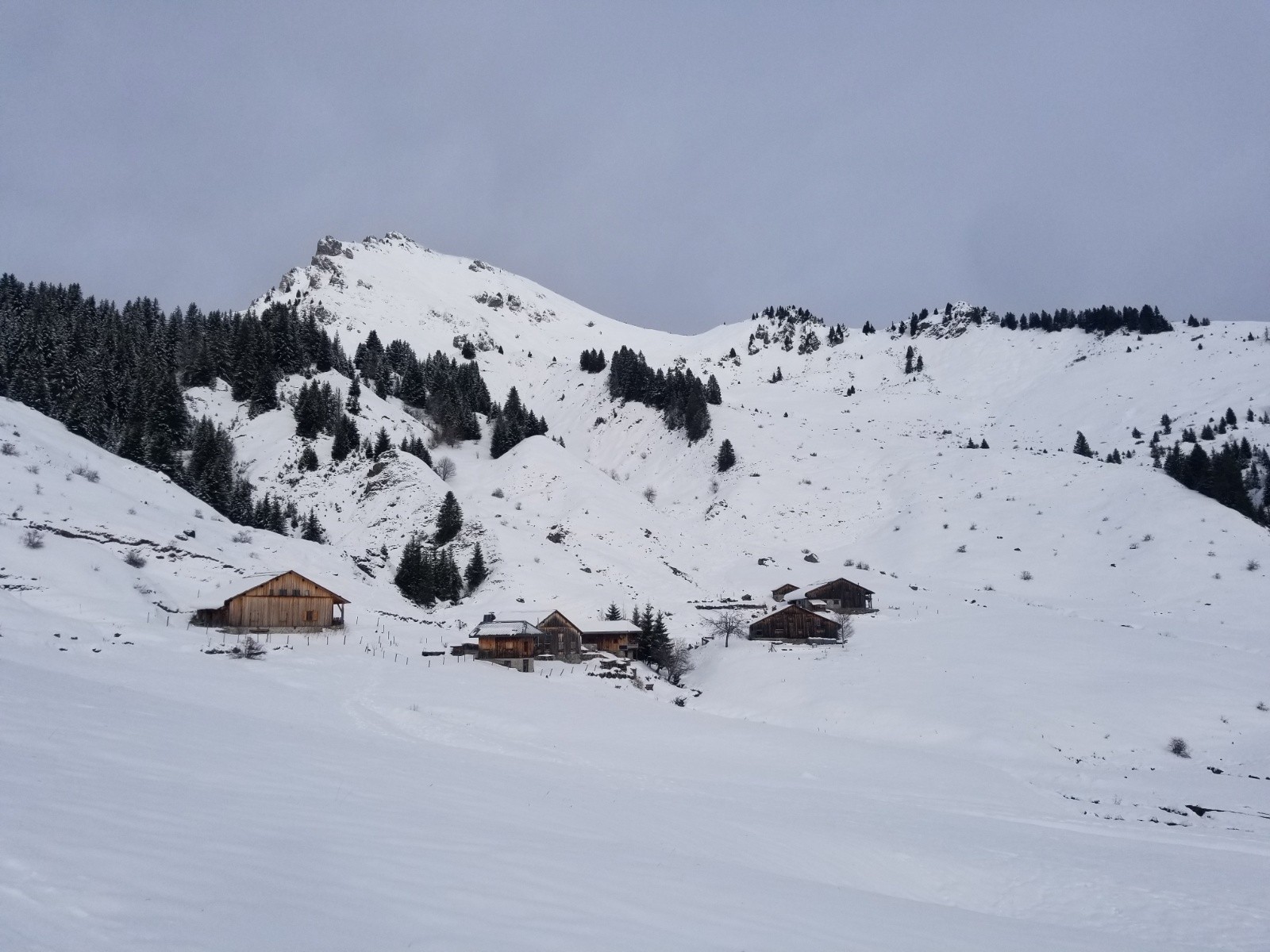 Chalune! Si, si ça passe à ski!