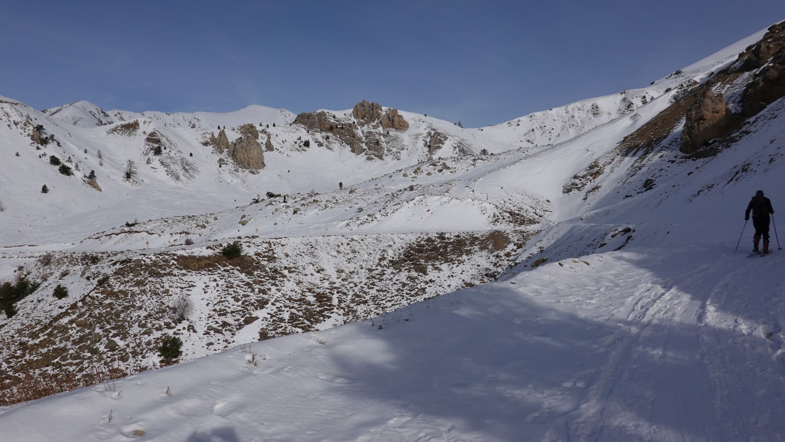 En arrivant au parking des Millefonts