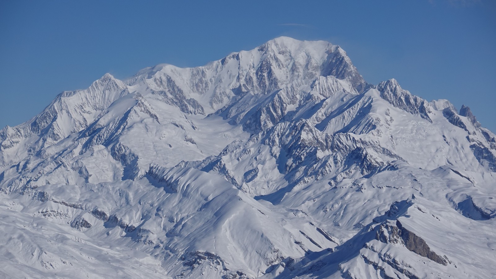 Le maître des lieux : le Mont-Blanc