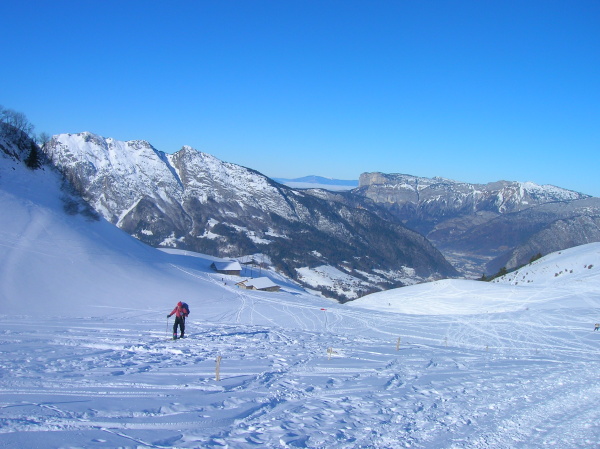 combe : Combe sous le col ....