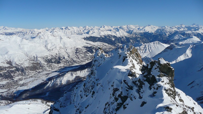 Pointe Charlet : Panorama au sommet.