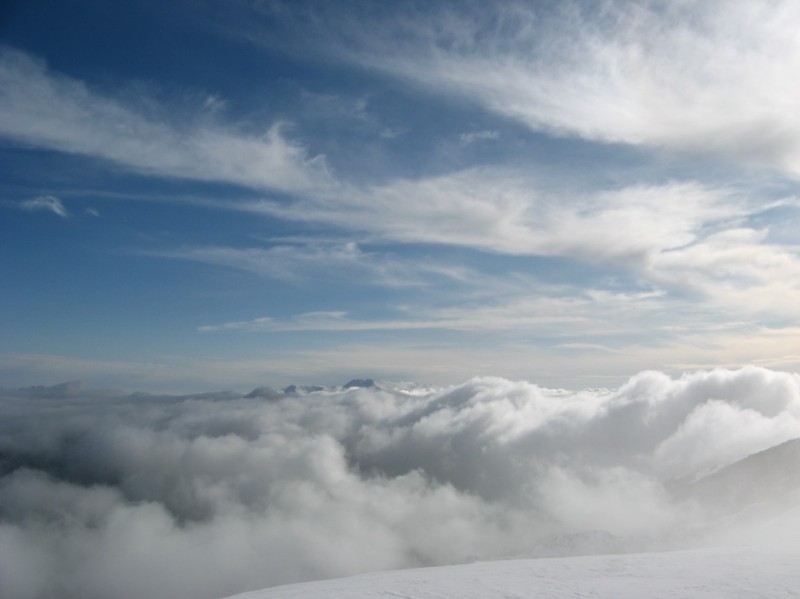 L'Alcudina : Au dessus des nuages.