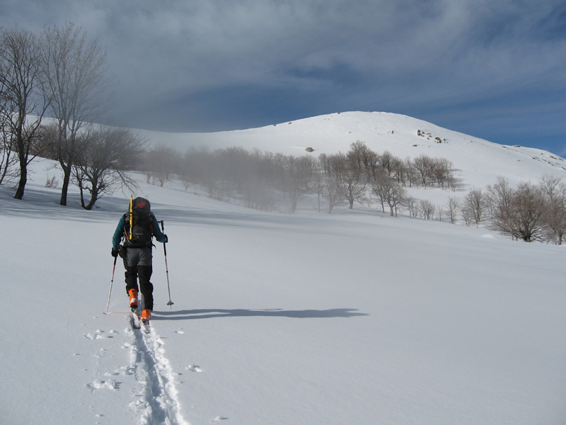 Alain à la trace. : Dans la remontée à Punta di Tozzarella