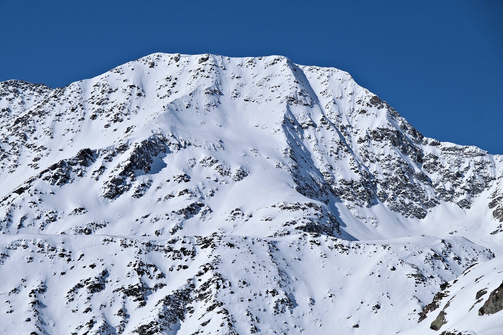 Le Dôme de Polset versant Sud, Sud-Est.  