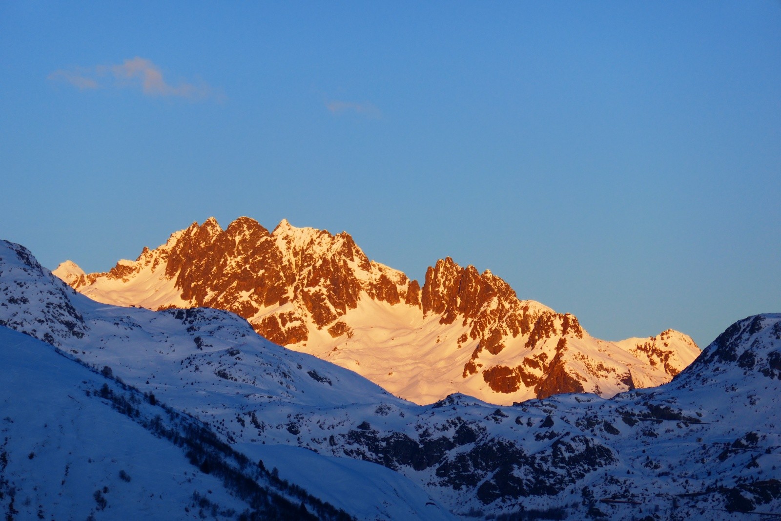 &nbsp;Argentières au réveil...