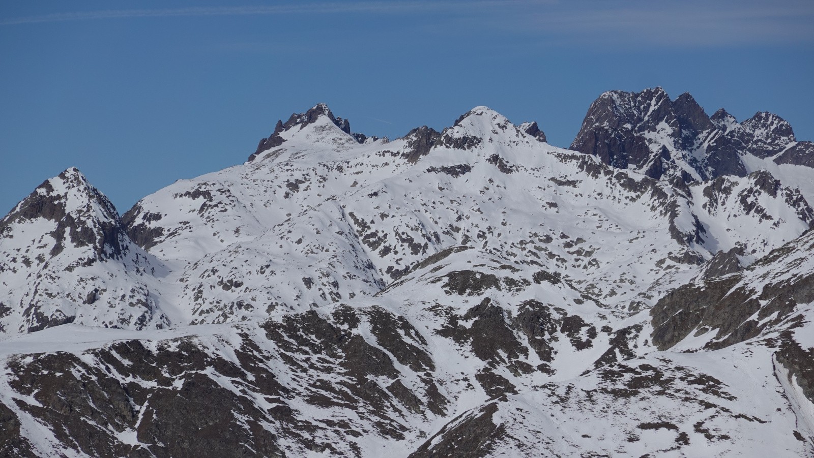 Panorama sur Baissette, Guillé et Ruine