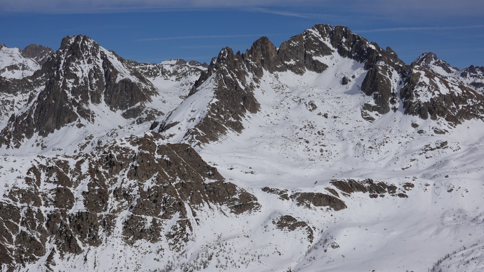 Panorama sur le Mont Ponset et le Mont Néglier