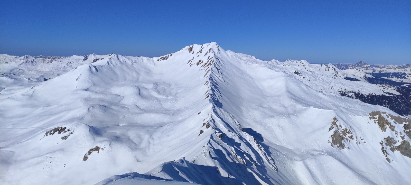 Crêt du Rey depuis combe Bénite 