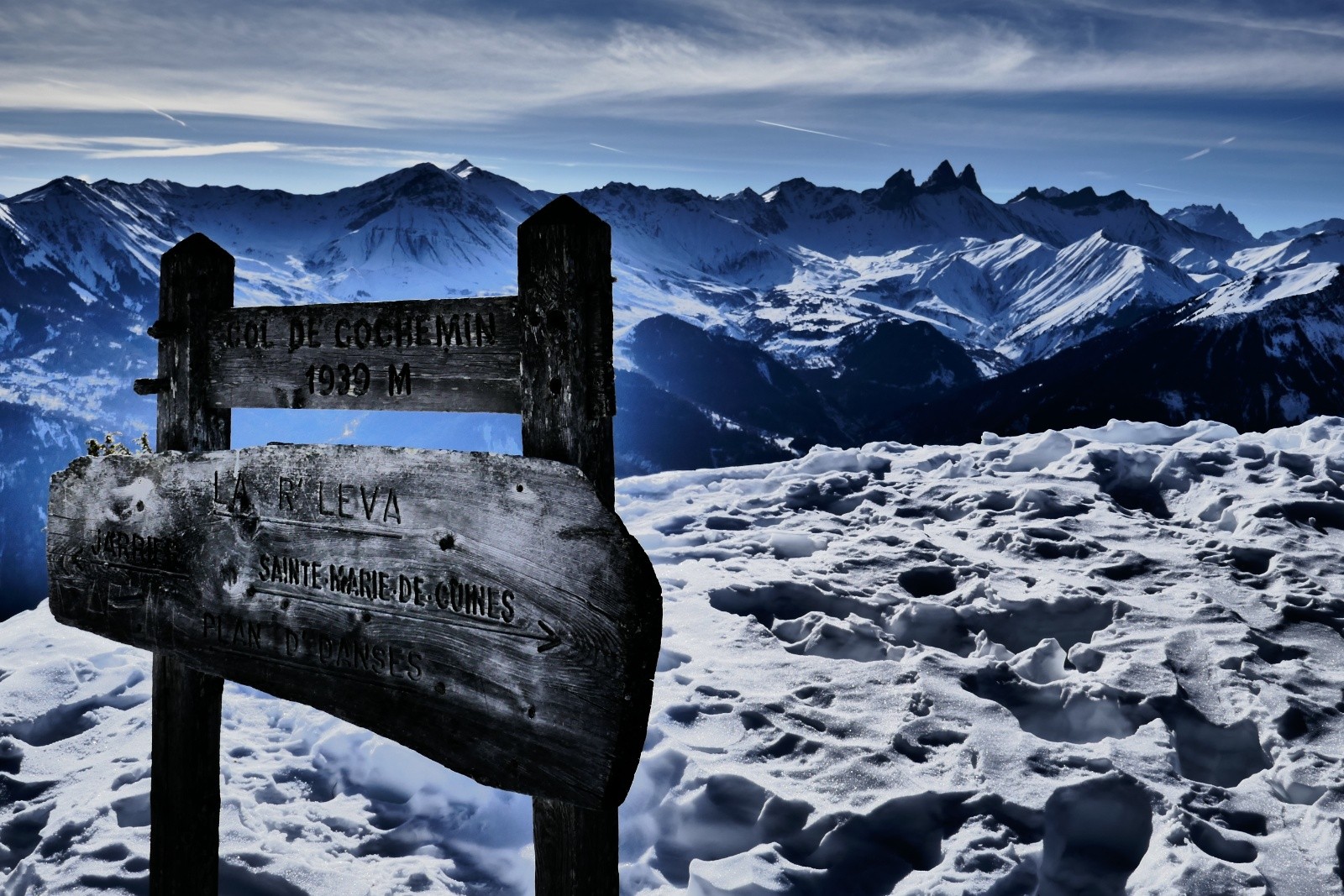 Au passage du col...