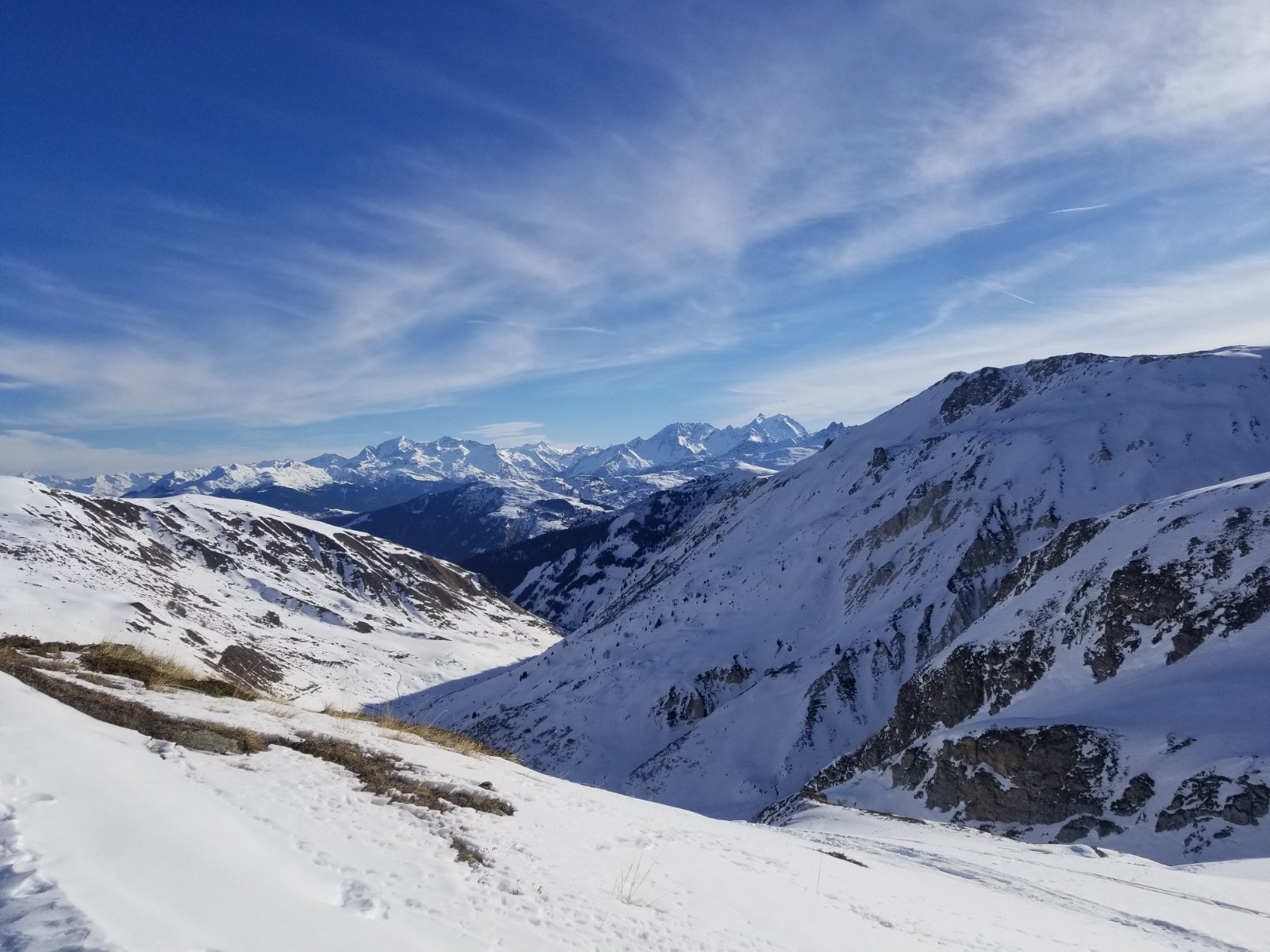 Fin de la traversée, on attaque l'ascension vers la Pointe de la Grande Combe&nbsp;