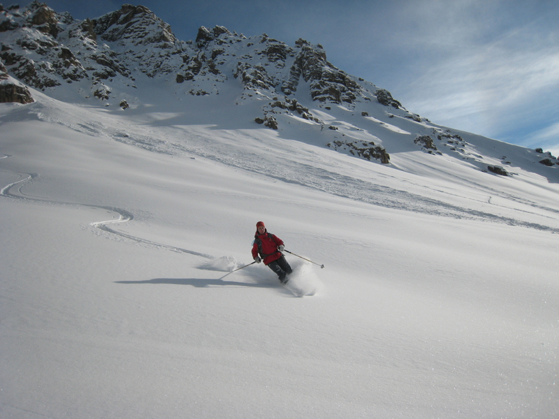 Du grand ski : pour Marinette qui semble apprécier les fat