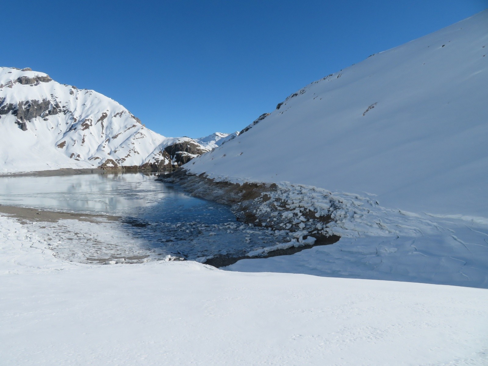 Le lac du Vieux Emosson.