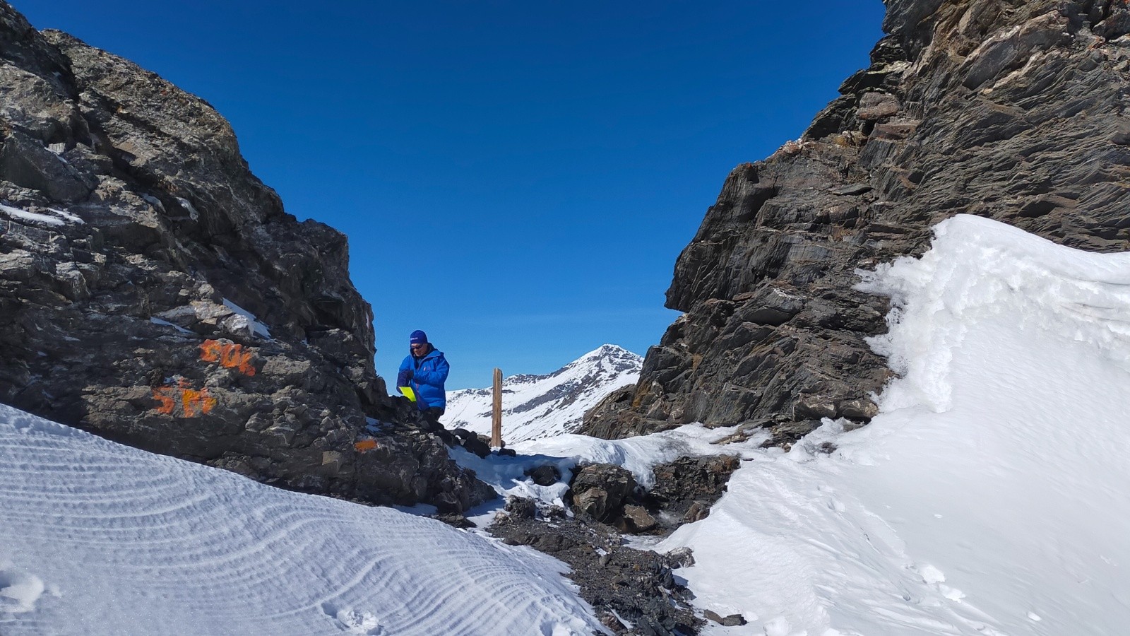 #3 Col St Martin ou d Col St Martin ou d'Abries vue du versant italien