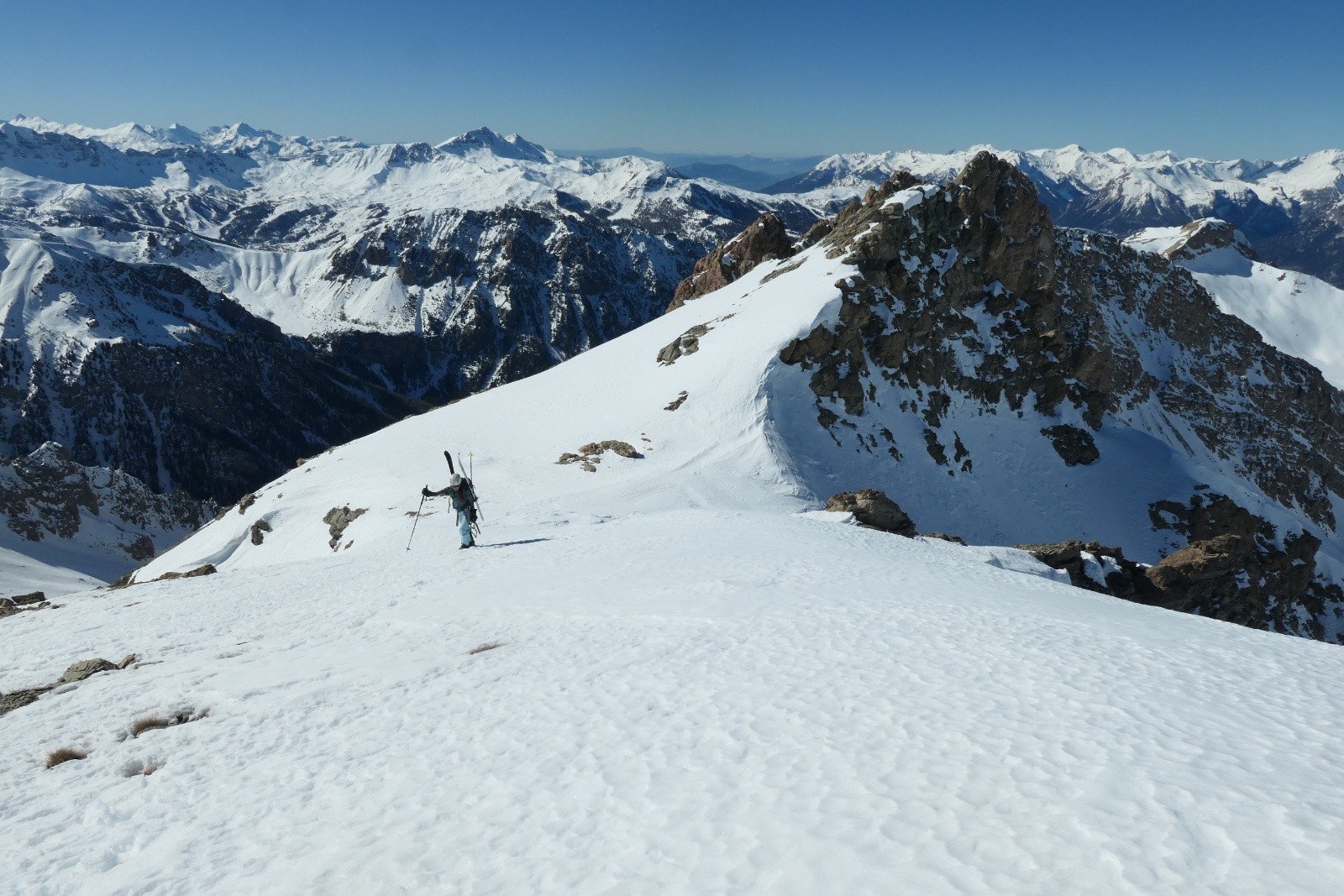 Sommet du jour sur la crête de la main de Dieu&nbsp;