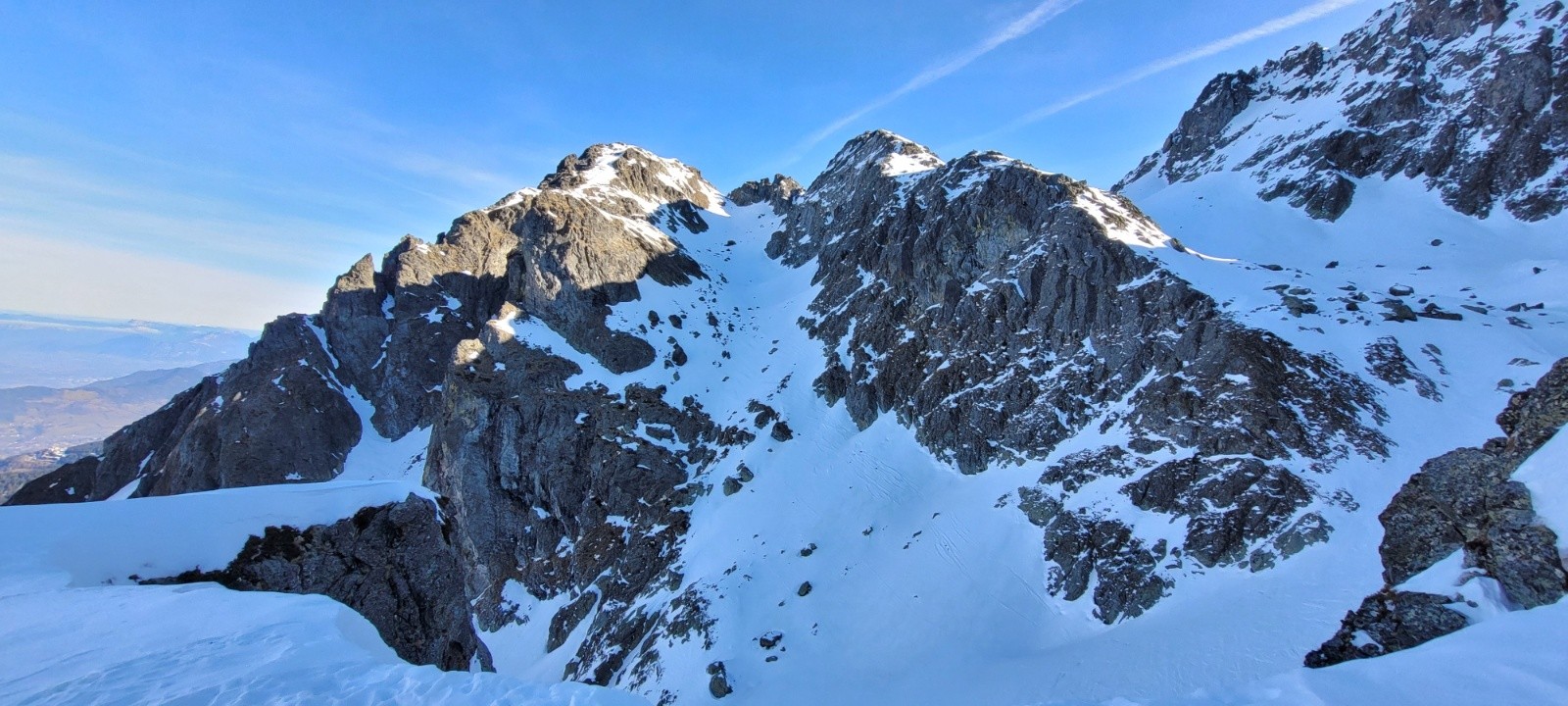 &nbsp;Combe SW du ferrouillée repérée à la mmontée