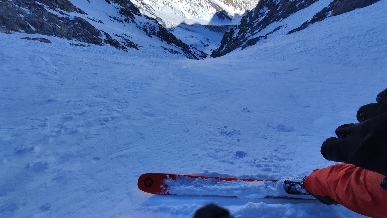 &nbsp;La suite du Davin en neige dure