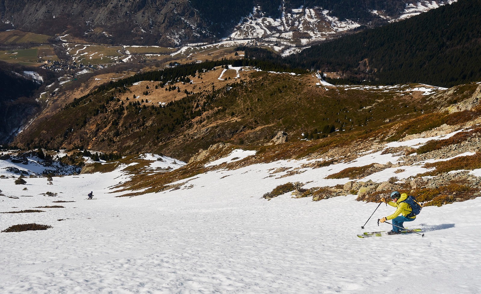 Une belle section lisse en haut de la Virgule SW...