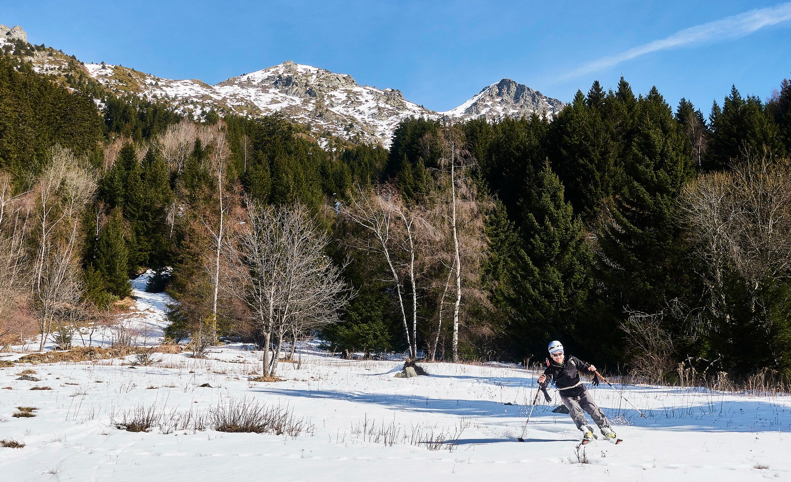 On descendra comme ça jusqu'à 1450 m...