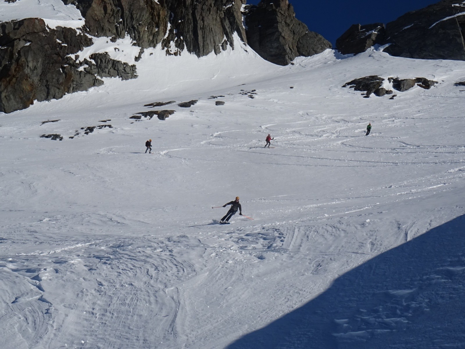 Descente bonne neige !