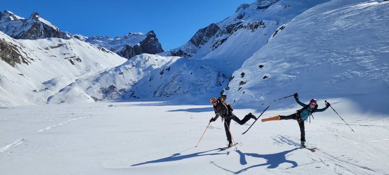 Arrivée au refuge de la Glière