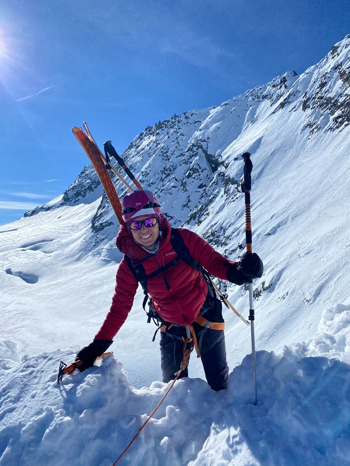 Descente rappel Emilie