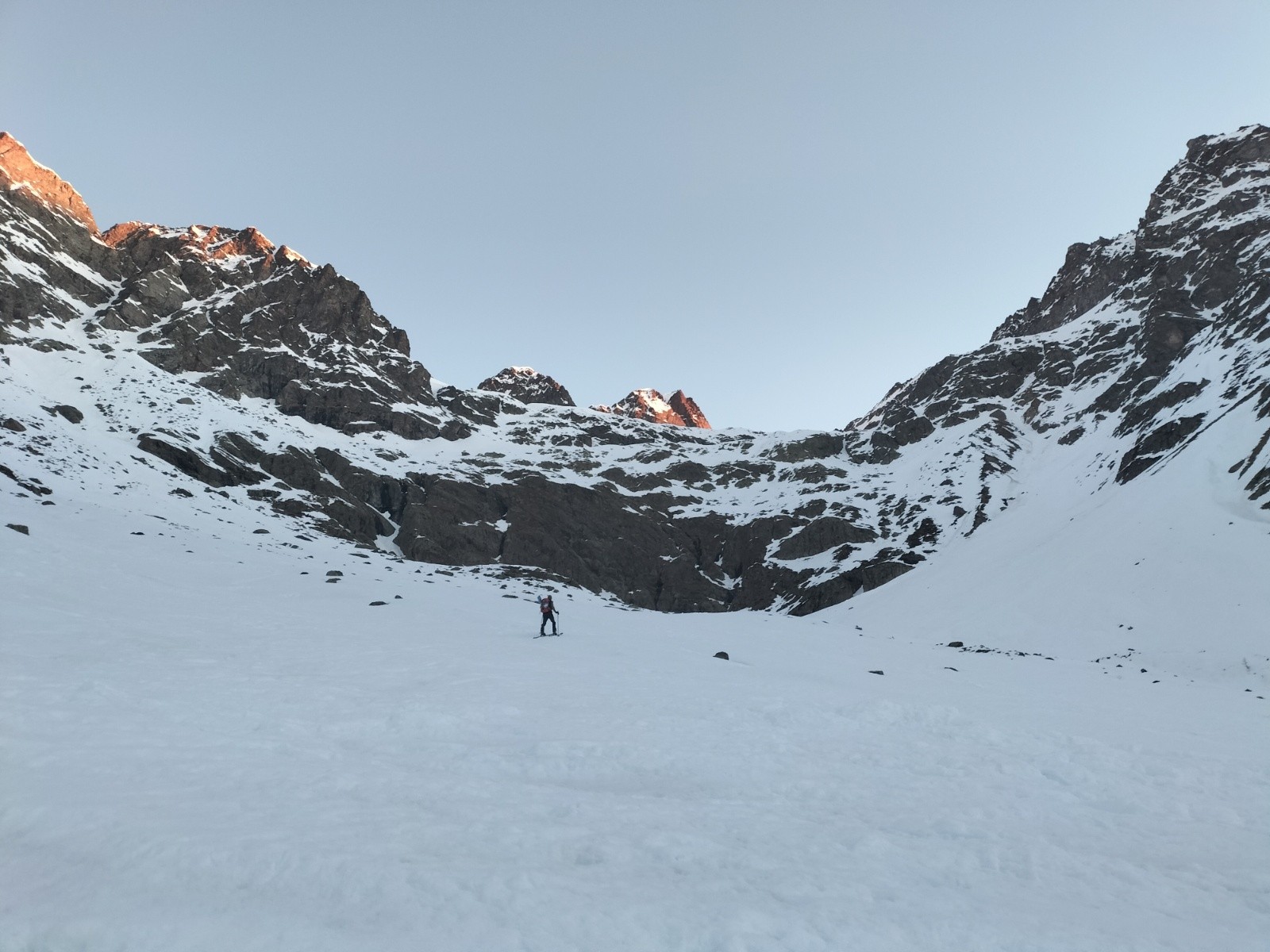 &nbsp;Montée sous le col de Verdonne en J3