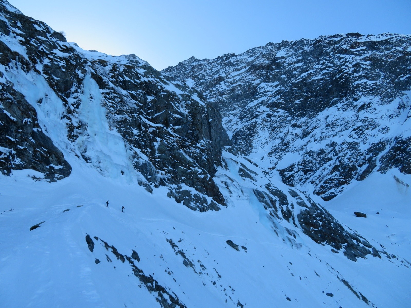 Depuis le sommet de la moraine.
