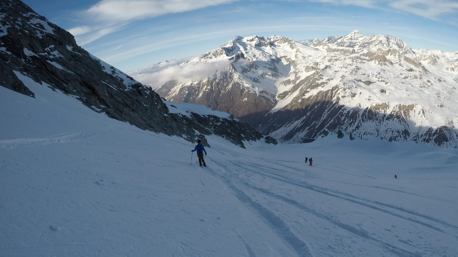 Bonne descente après 1700 dans les pattes et encore des bornes