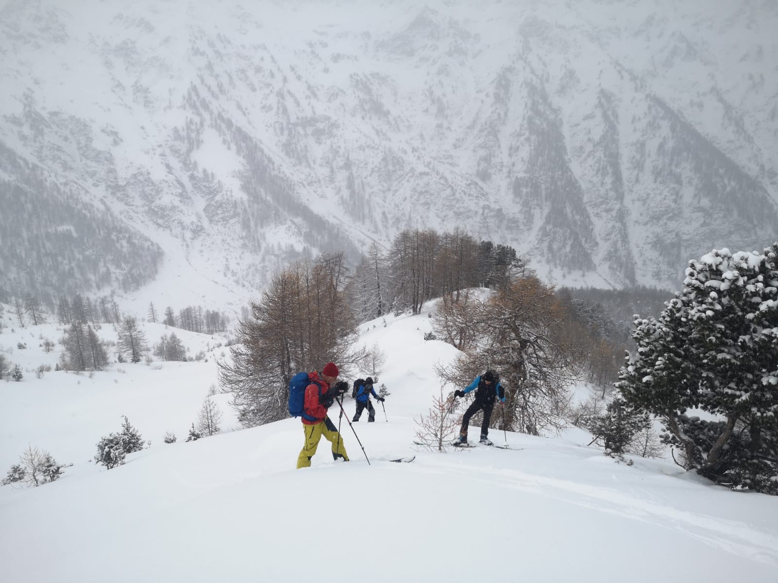 Deuxième montée; poudre prometteuse.