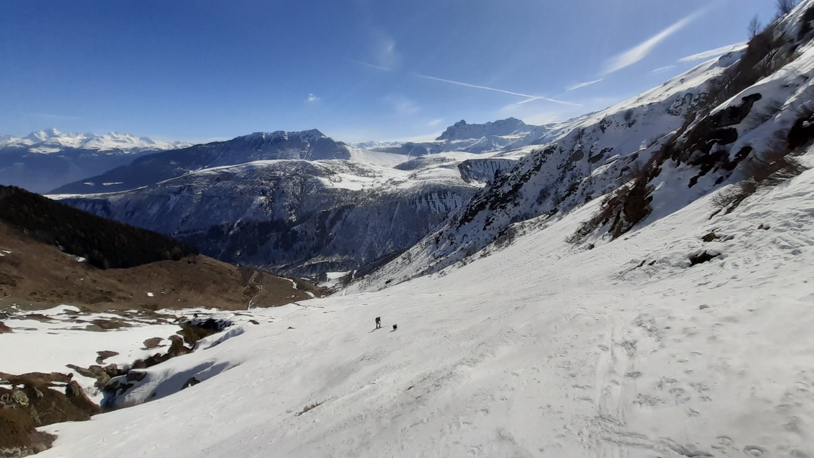 Pas si mal à la descente finalement...