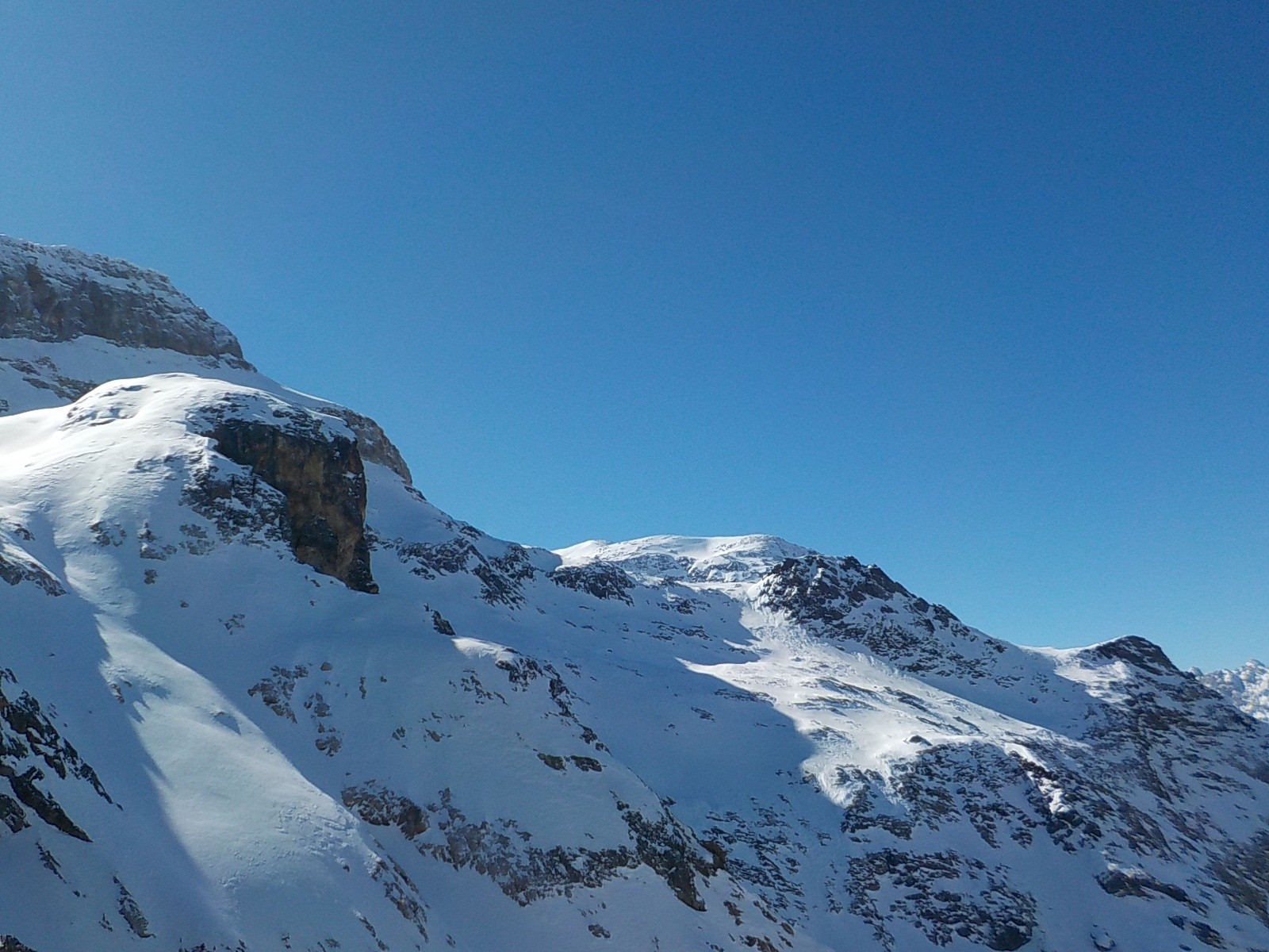 vu sur la descente prévue en 1er