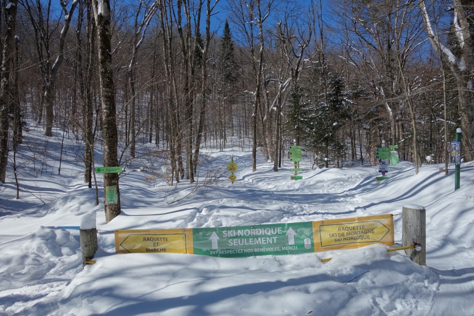 #1 le départ et ses parcours balisés le départ et ses parcours balisés