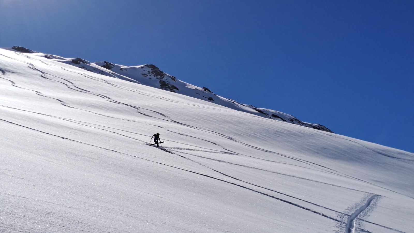 &nbsp;Moins d´une dizaine de traces des jours précédents.