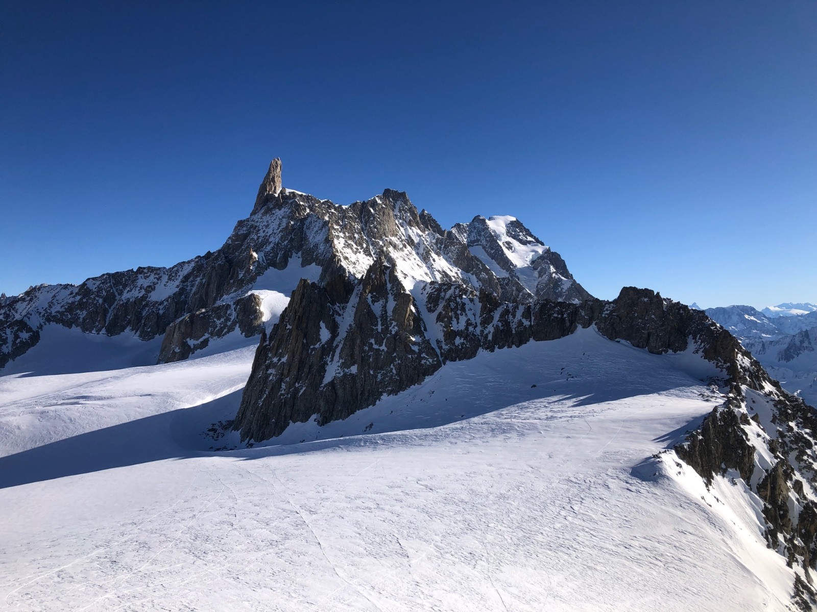 #1 Marbrées, Dent du Géant Marbrées, Dent du Géant