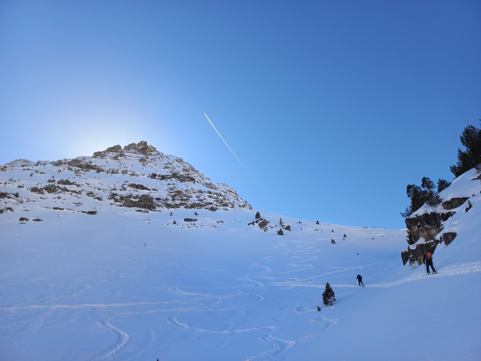 Soleil, Avion et neige 