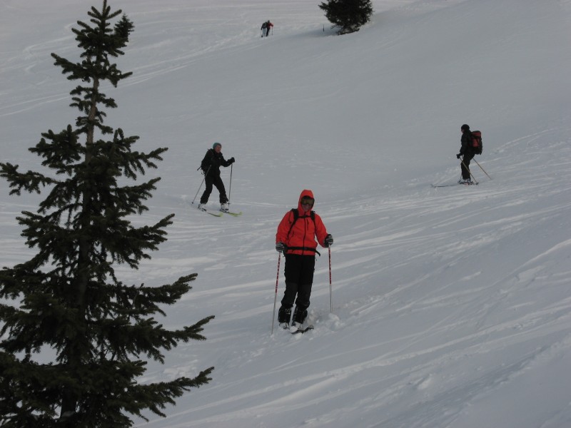 La berte : C'est rigole pour la descente ...