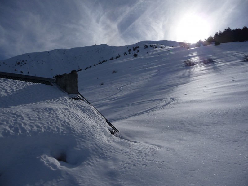 Ski-Rando Blayeul : Du cabanon du Blayeul, allez op on remonte que 500m de deniv à faire!!!!