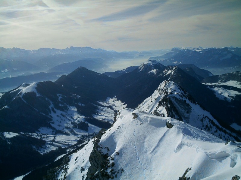 Sommet : Mont Morbier et pointe de la Galoppaz