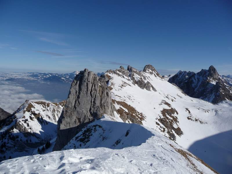 Dent du Vélan : Dent du Vélan, col d'Ugeon et Mt Gardy