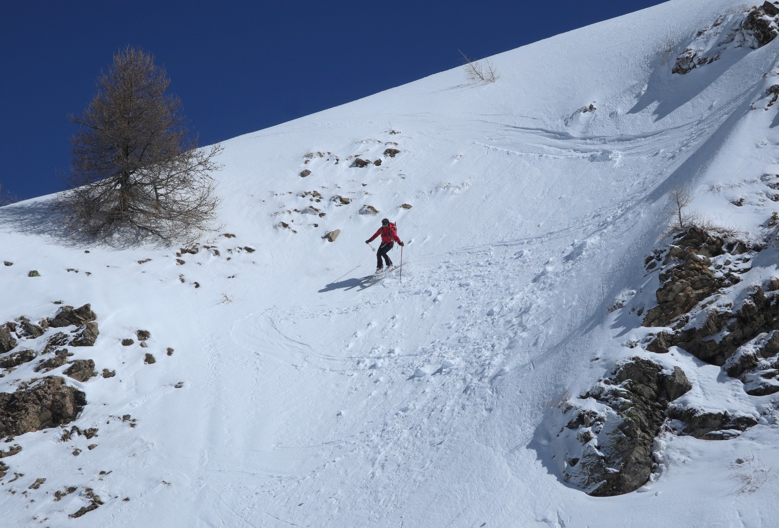 Entrée dans le goulet