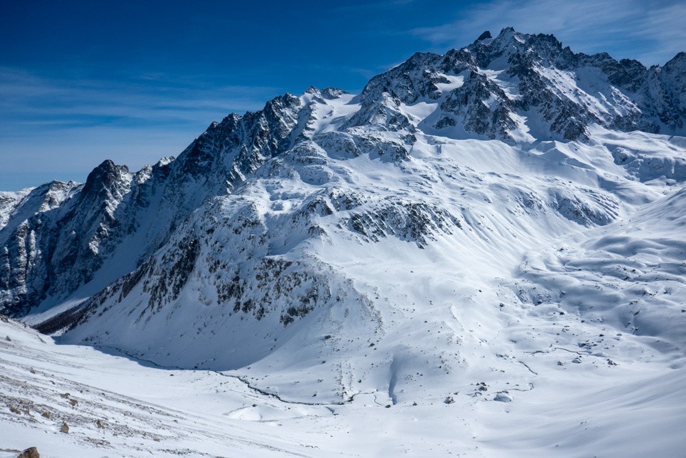 retour vers le col d'arsine