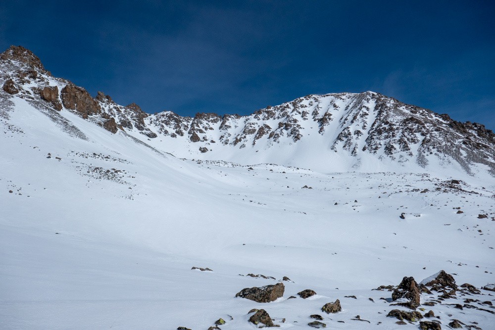 on s'oriente vers l'Etendard Ã  l'abri du vent