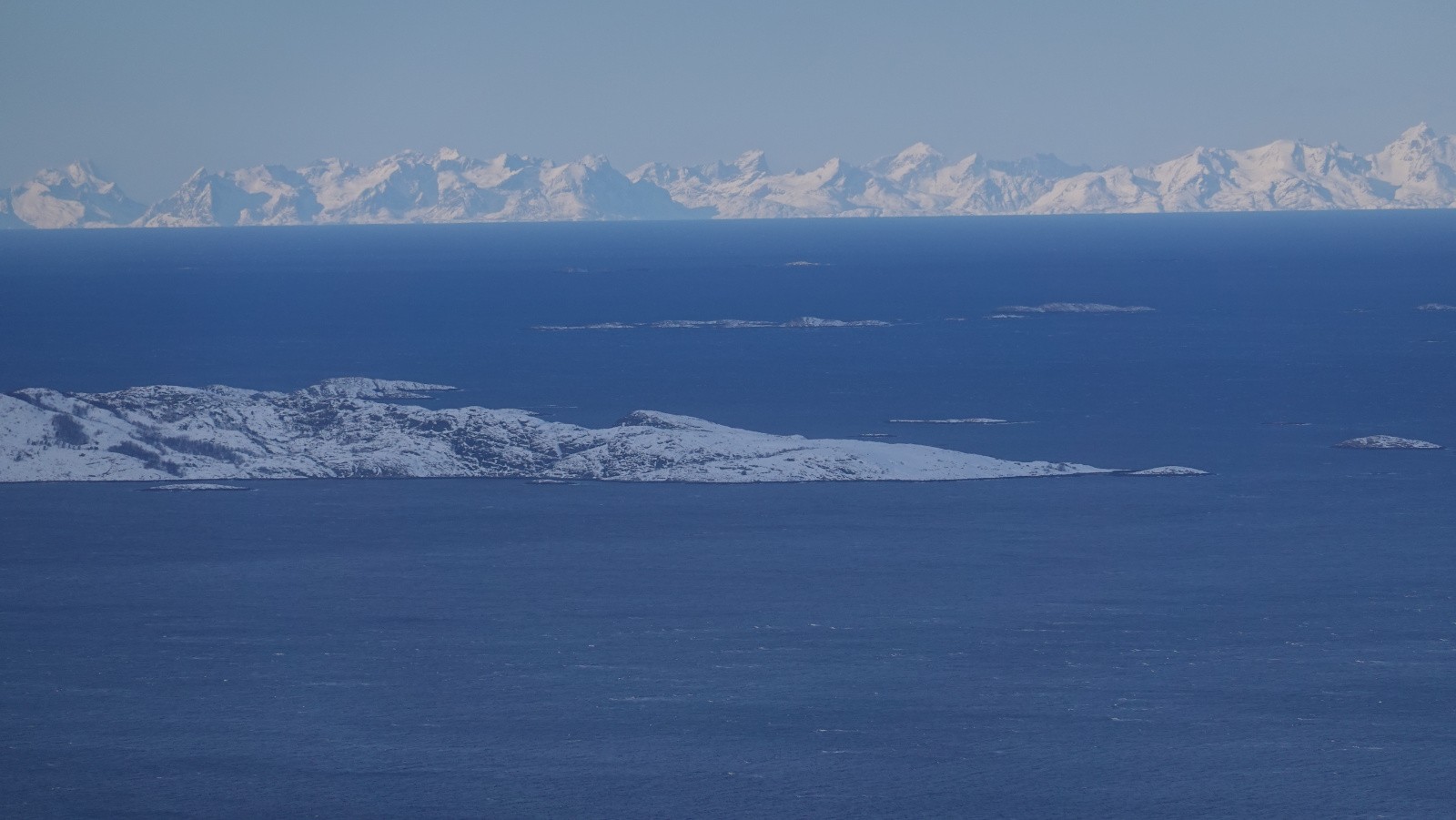 On ne se lasse pas du panorama sur les Îles Lofoten