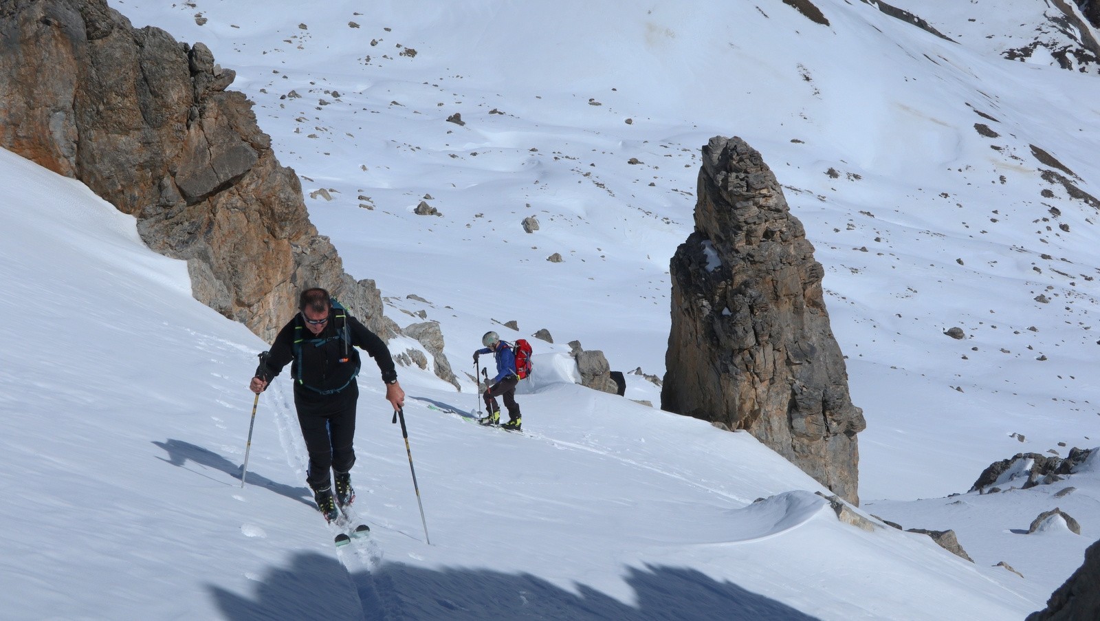 Montée vers la crête de l'Eissassa