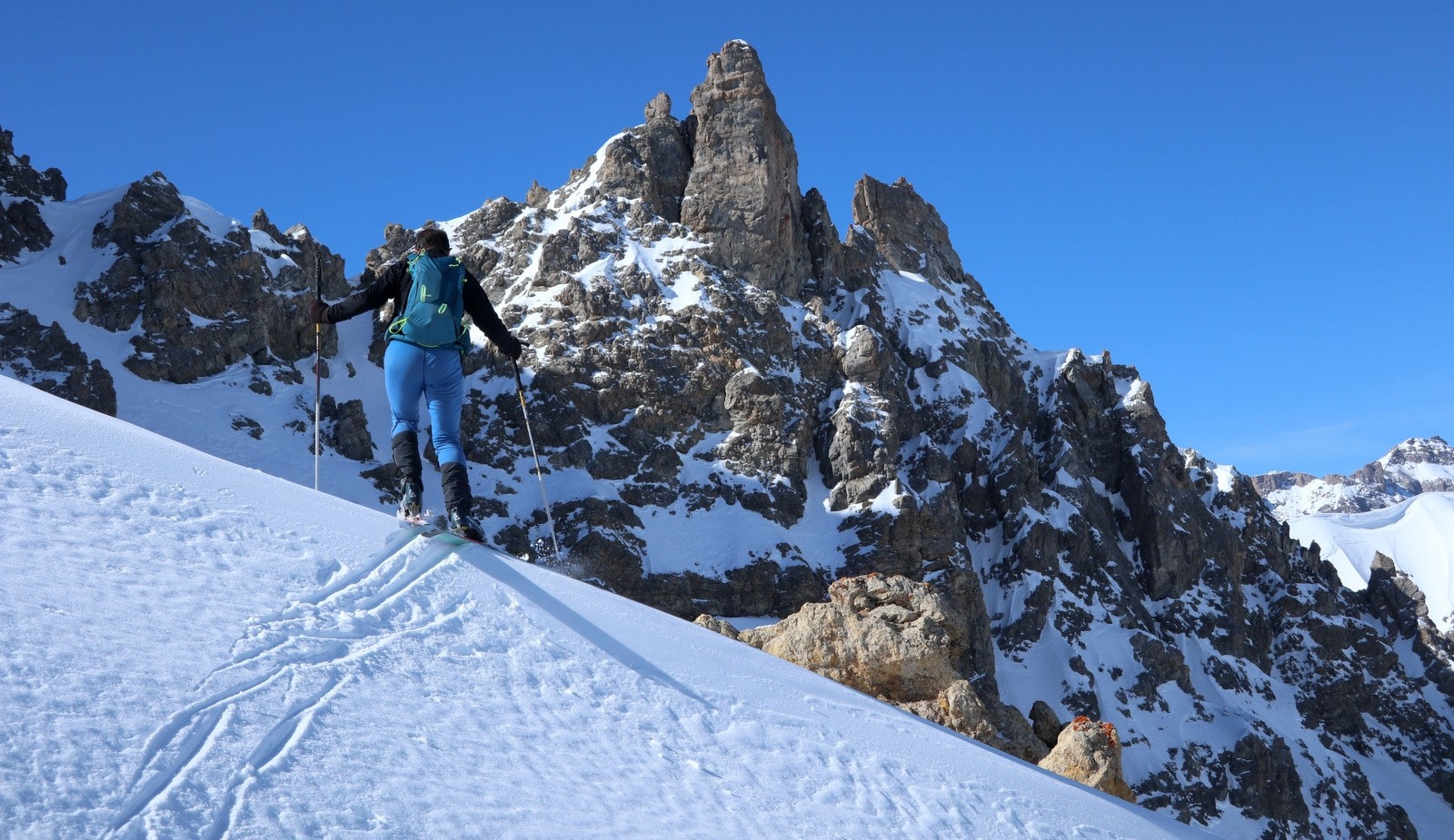 Sous le Col Albert, versant Nord 