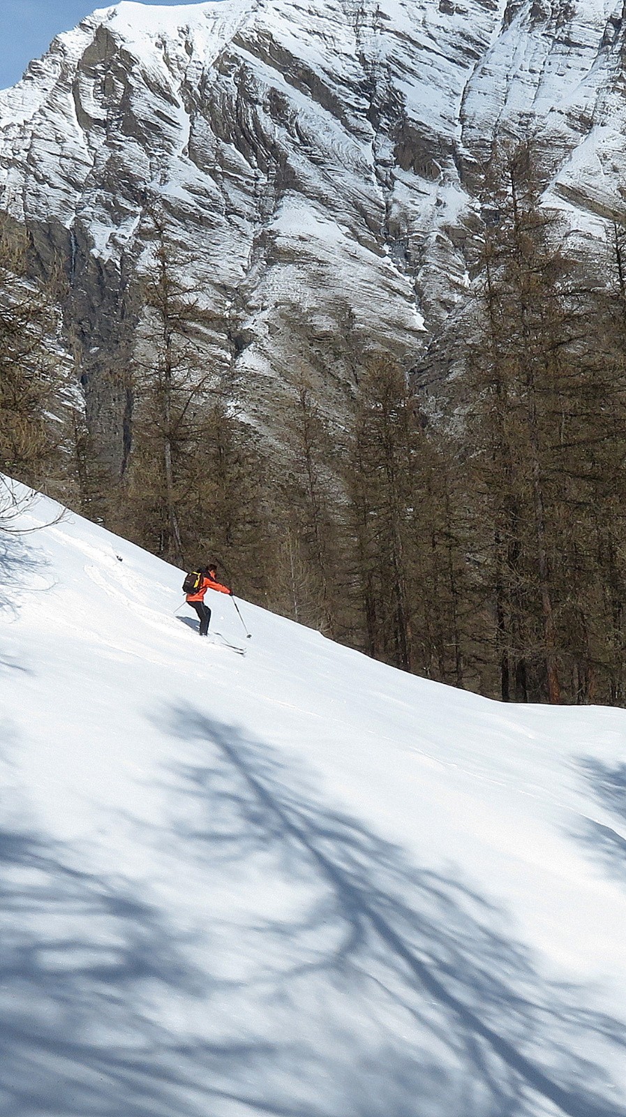 J1 Bernadette skie la cime des mélèzes 