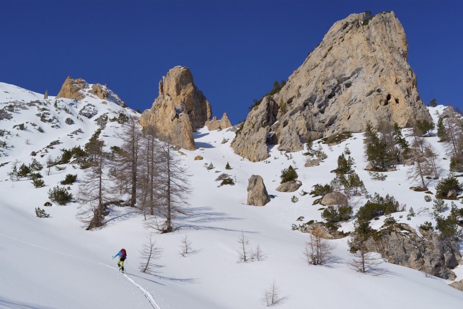 sous le Rocher Jaune de Barrabas&nbsp;