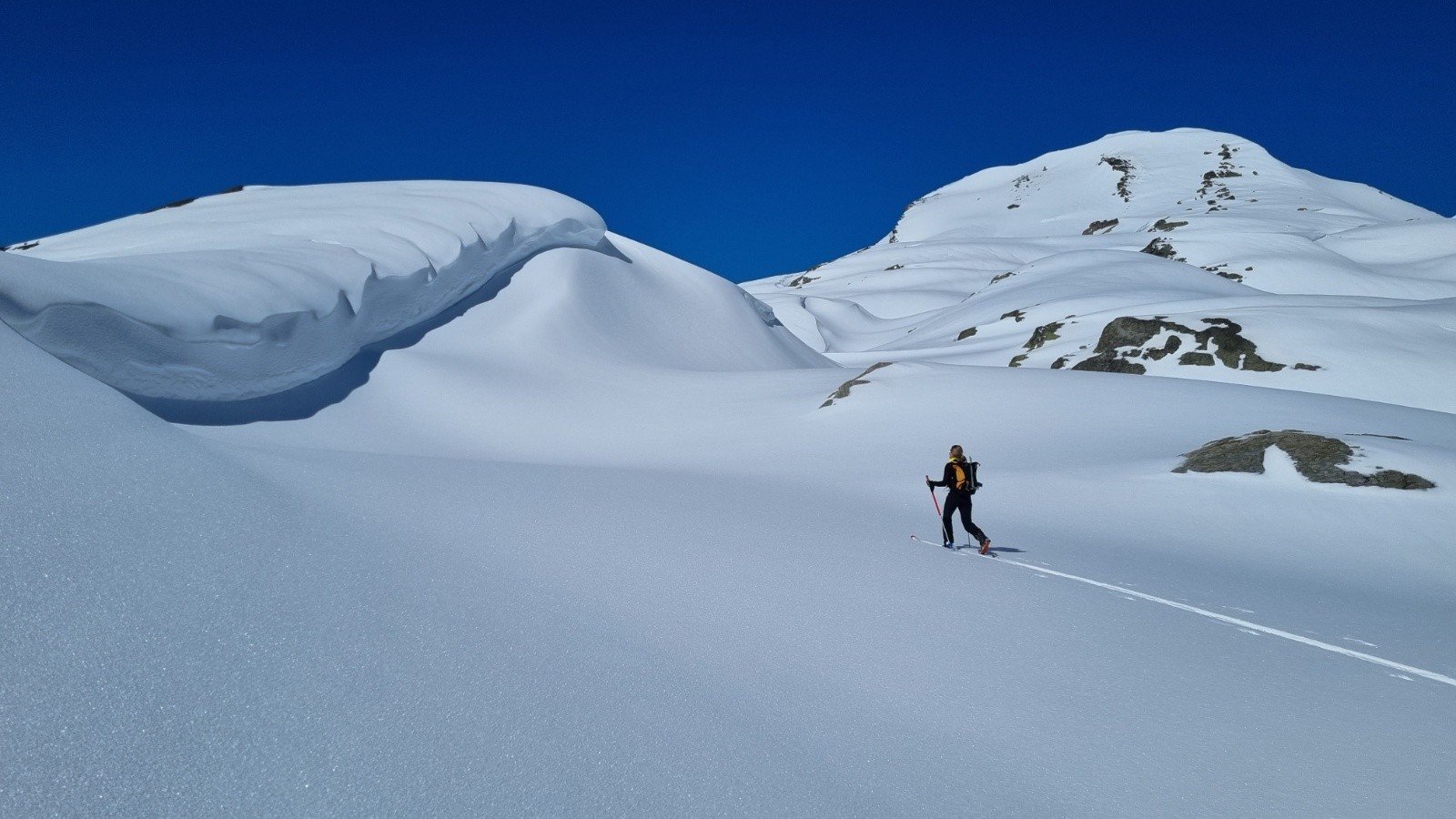 &nbsp;Arrivée au col de la Louie Blanche