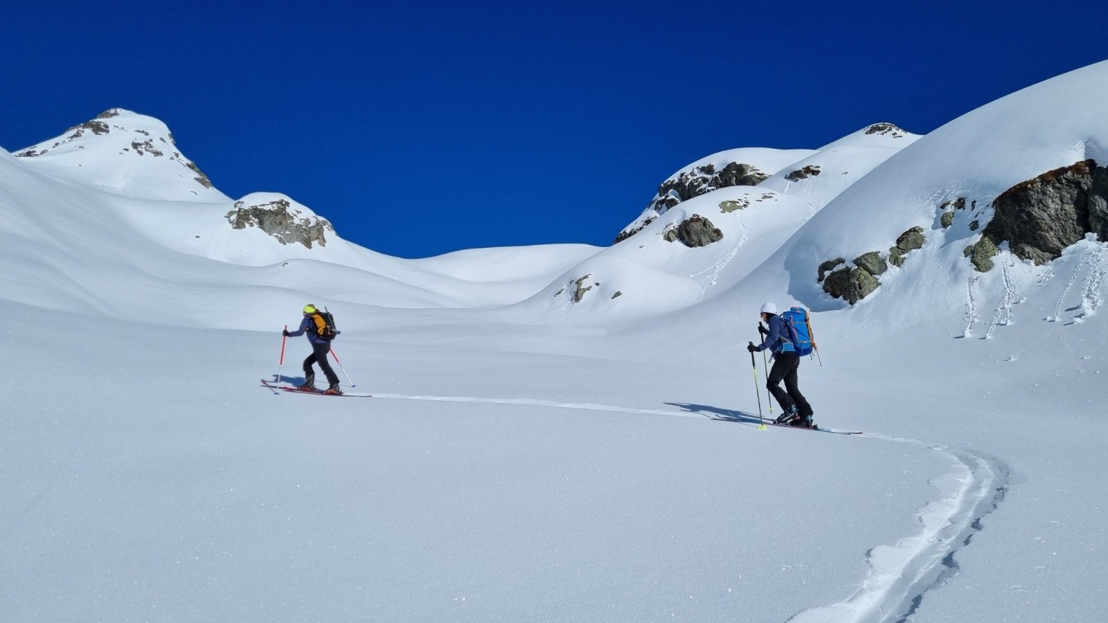 le col du Tachuy se dévoile vierge de trace&nbsp;