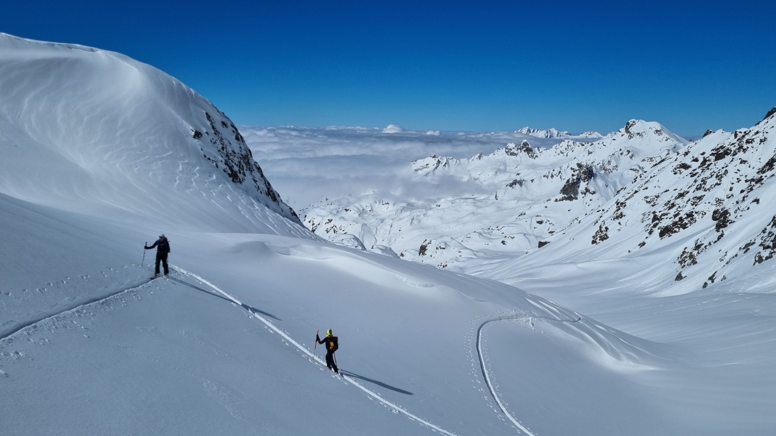 &nbsp;montée au col du Grand